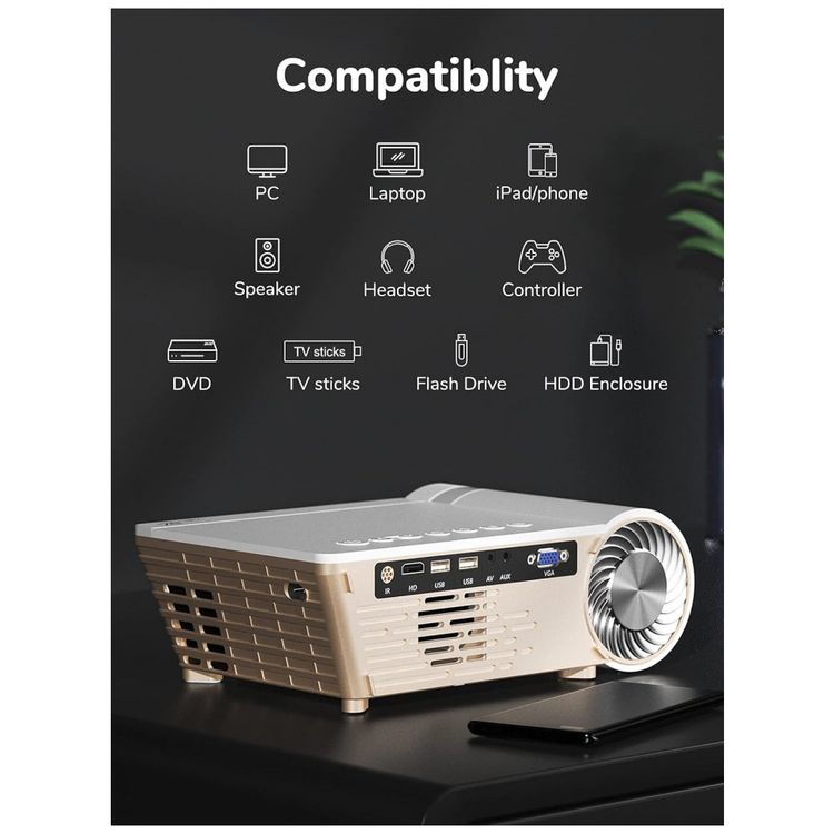 Mini-Projetor-1080P-HD-4K-10000-Lumens-com-Bluetooth-foto-1