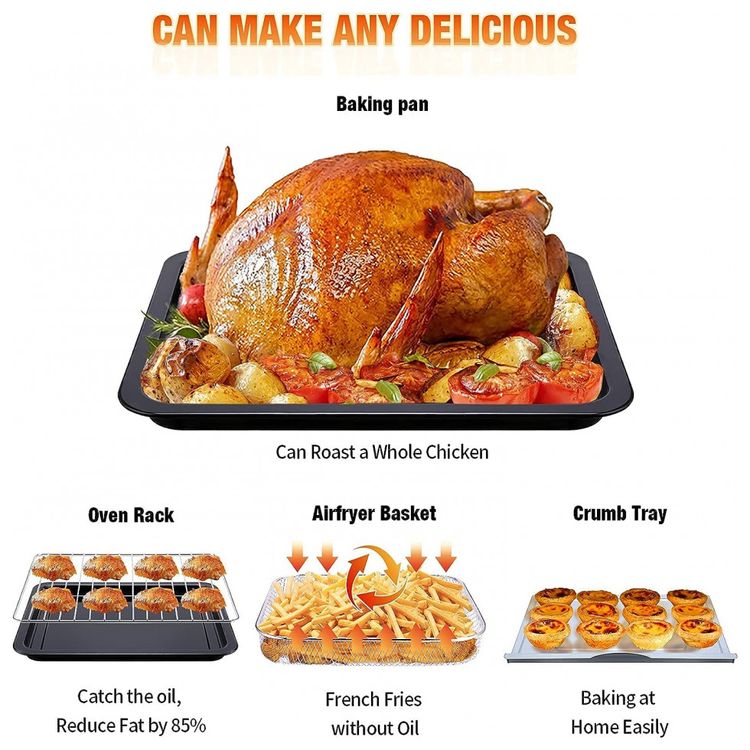 Forno-Eletrico-de-Bancada-.5L-7-em-1-Multifuncoes-com-foto-5