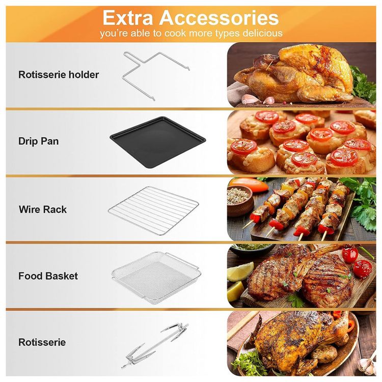 Forno-Eletrico-de-Bancada-COOCHEER-26.5L-15-em-1-foto-4