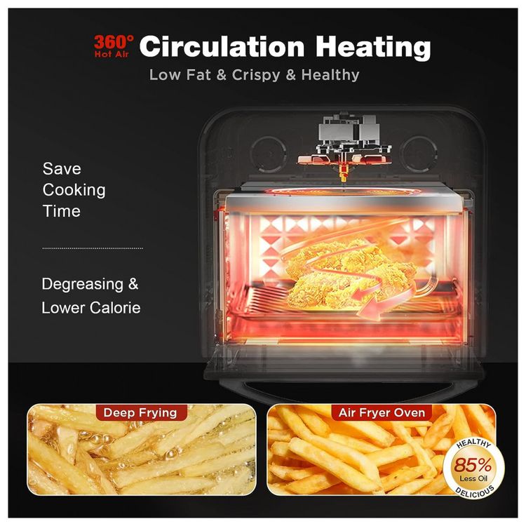 Forno-Eletrico-de-Bancada-Geek-Chef-24L-10-em-1-Multifuncoes-foto-4