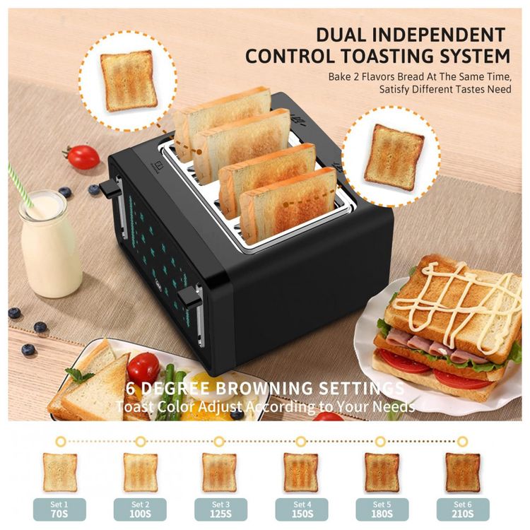 Forno-Eletrico-de-Bancada-20L-Multifuncoes-com-Painel-foto-4