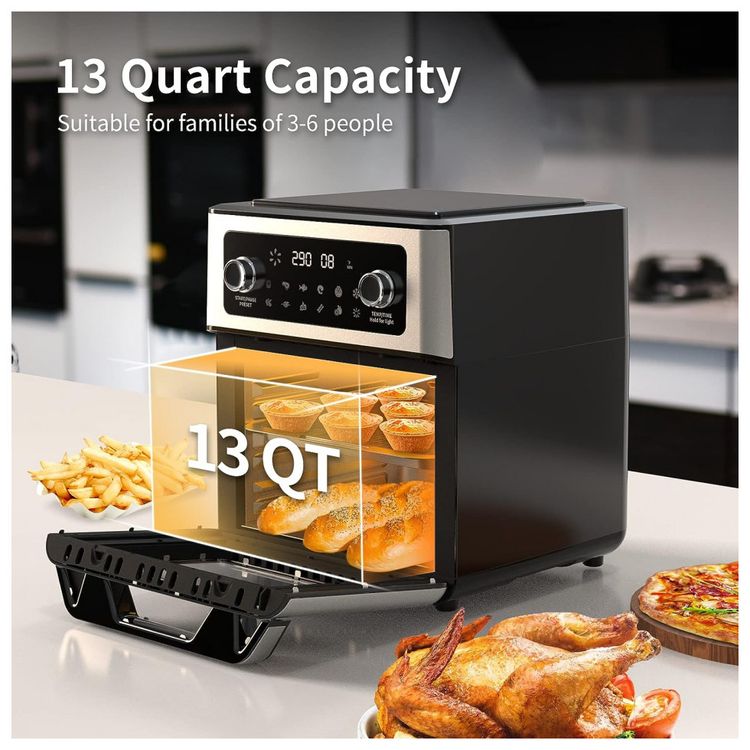 WETIE-FO12A-Fritadeira-Eletrica-AirFryer-13L-de-Capacidade-e-foto-1