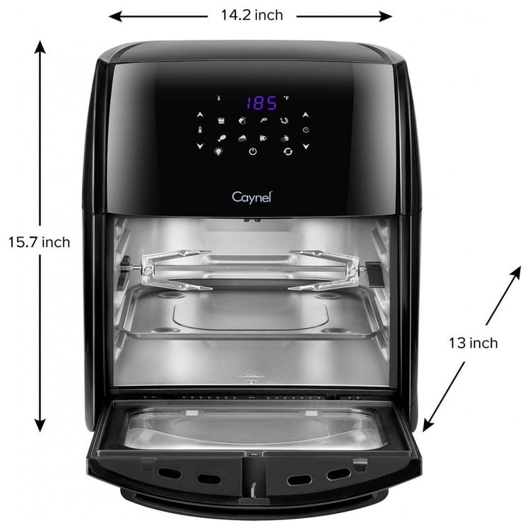 Fritadeira-Eletrica-AirFryer-12.7L-de-Capacidade-com-Painel-foto-2