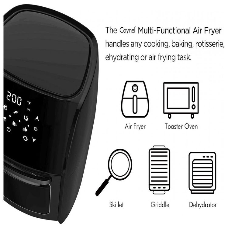 Fritadeira-Eletrica-AirFryer-12.7L-de-Capacidade-com-Painel-foto-4