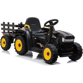Trator-Eletrico-Infantil-a-Bateria-12V-com-Motor-Duplo-e-foto-0