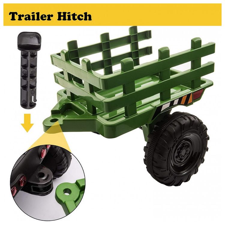 Trator-Eletrico-Infantil-Movido-a-Bateria-12V-com-Reboque-e-foto-3