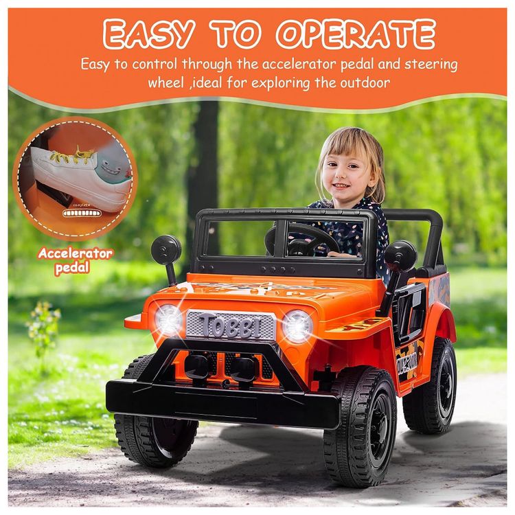 Carro-Carrinho-Eletrico-Infantil-a-Bateria-12V-1-Assento-foto-2