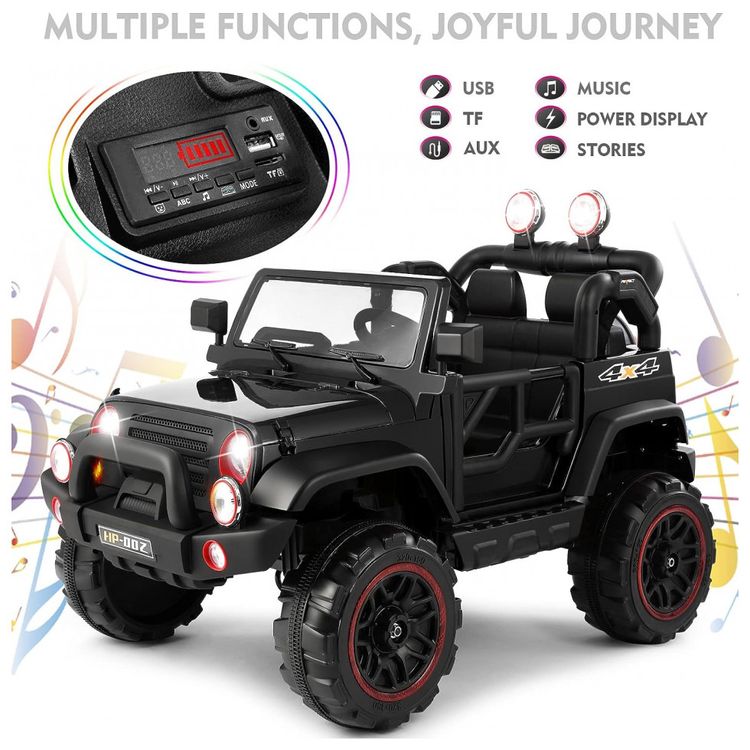 Carro-Carrinho-Eletrico-Infantil-a-Bateria-12V-2-Assentos-foto-3
