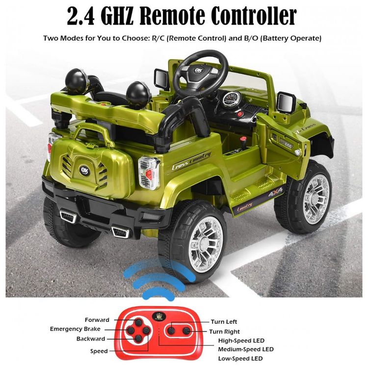 Kids-Carro-Carrinho-Eletrico-Infantil-Off-Road-a-Bateria-foto-2