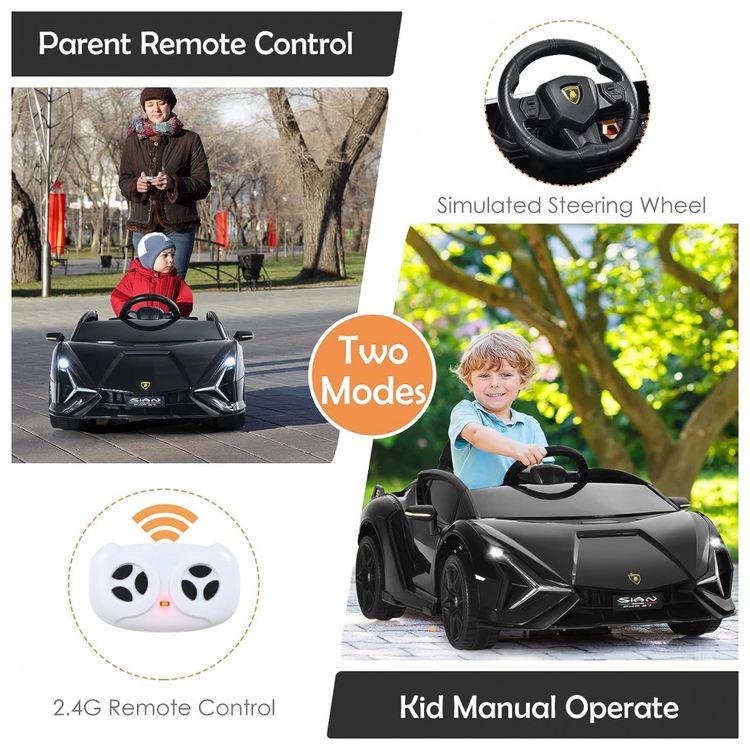 Carro-Carrinho-Lamborghini-Eletrico-Infantil-a-Bateria-12V-foto-1