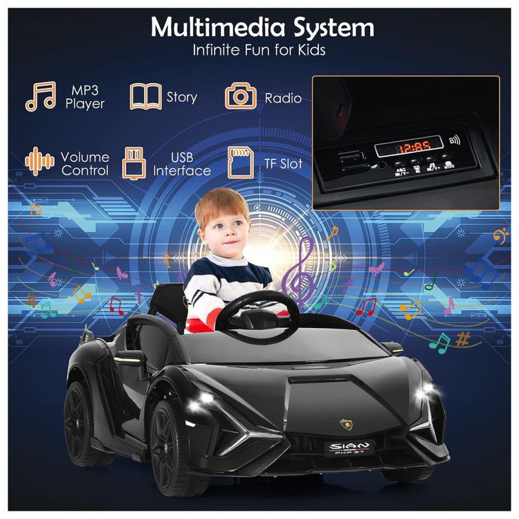 Carro-Carrinho-Lamborghini-Eletrico-Infantil-a-Bateria-12V-foto-2