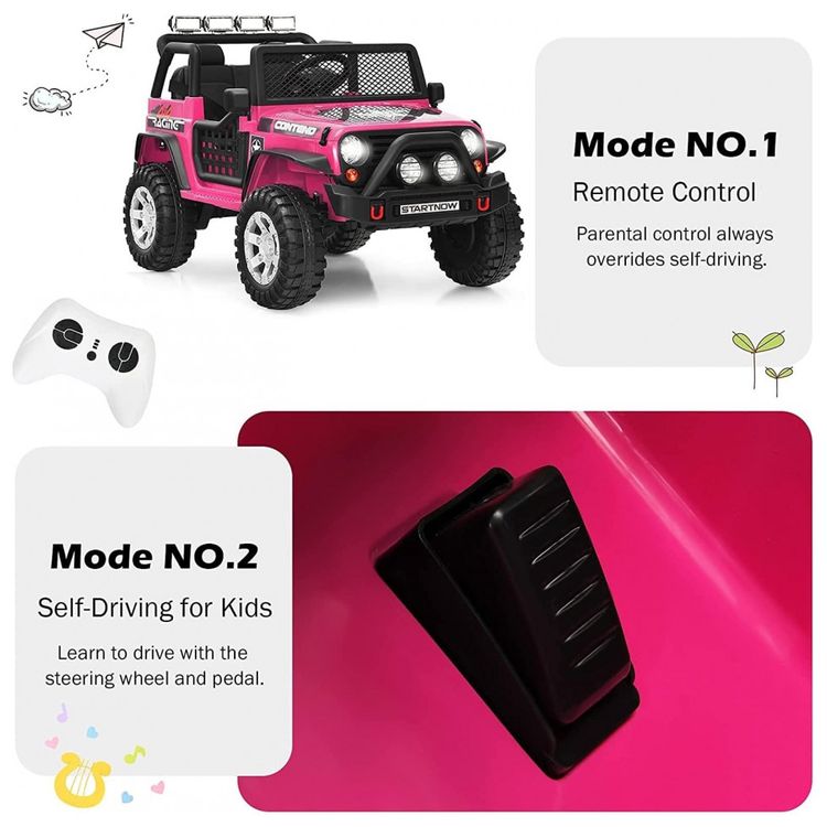 Kids-Carro-Carrinho-Eletrico-Infantil-Off-Road-a-Bateria-foto-1