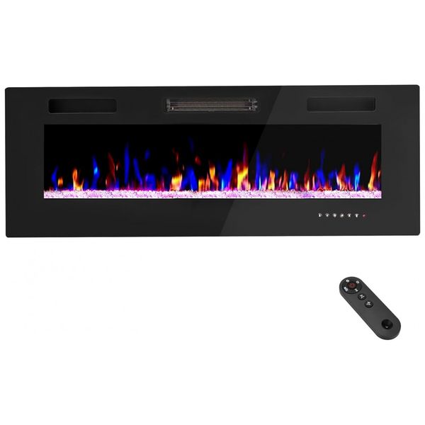 Lareira-Eletrica-de-Embutir-A45x127L-Ultrafina-com-tela-foto-0