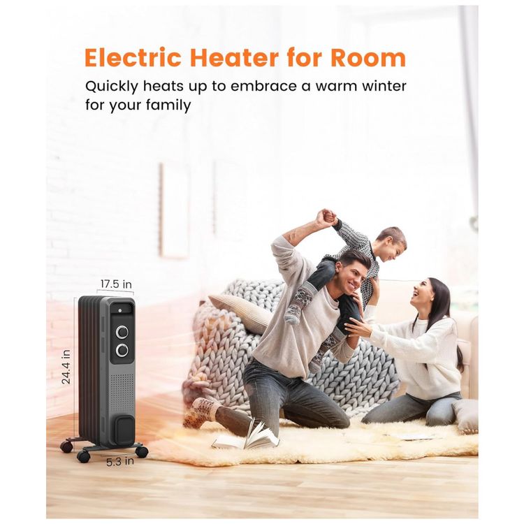 Aquecedor-Eletrico-a-Oleo-Portatil-com-3-Niveis-de-Ajuste-foto-2