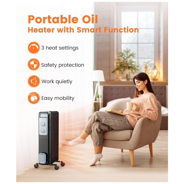 Aquecedor-Eletrico-a-Oleo-com-Ajuste-de-3-Niveis-1500W-foto-1