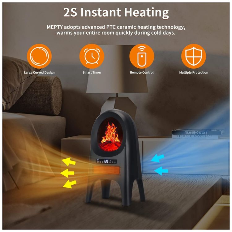 Aquecedor-Eletrico-Ceramico-com-Aquecimento-Rapido-e-foto-1