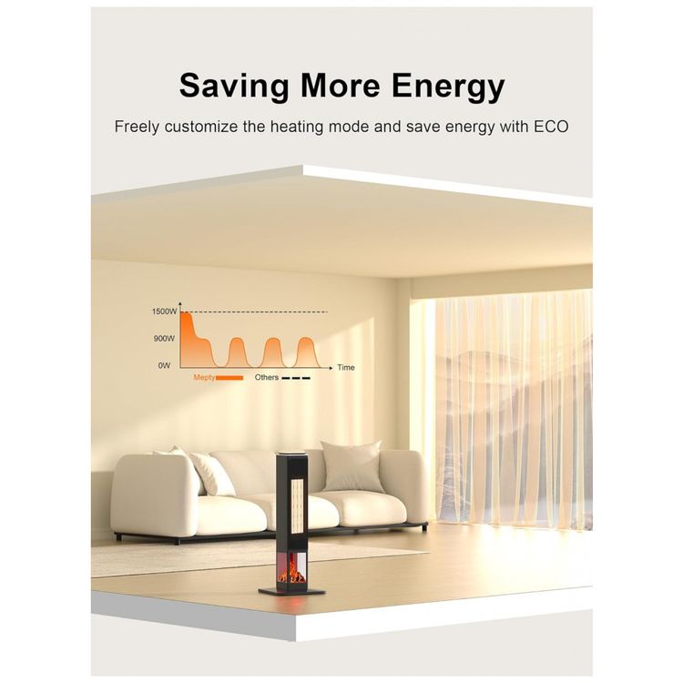 Aquecedor-Eletrico-com-Efeito-de-Chamas-3D-Controle-Remoto-foto-2