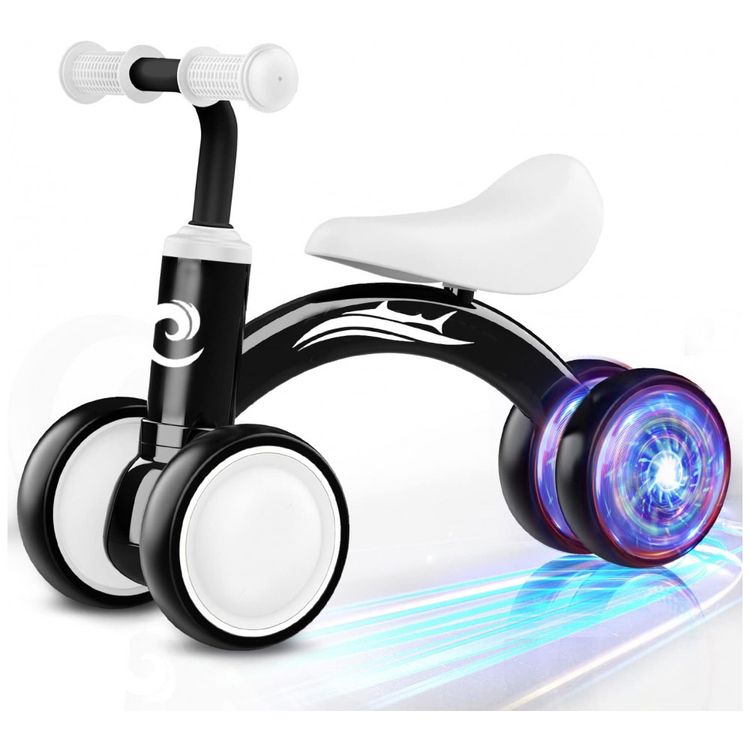 Bicicleta-sem-Pedal-com-Assento-Macio-Rodas-Silenciosas-e-foto-0