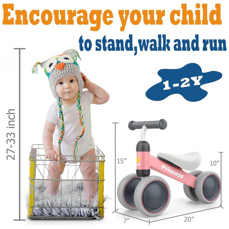 Bicicleta-sem-Pedal-para-Criancas-de-1-a-3-Anos-BEKILOLE-foto-2