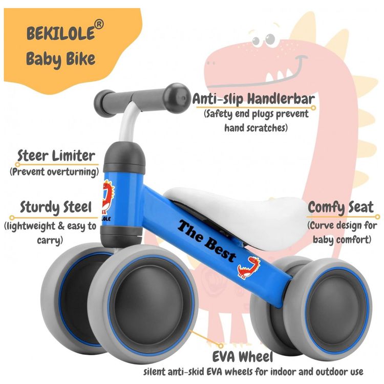 Bicicleta-sem-Pedal-para-Criancas-de-1-a-3-Anos-BEKILOLE-foto-1