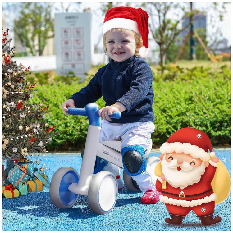 Bicicleta-sem-Pedal-com-4-Rodas-para-Criancas-de-1-a-2-Anos-foto-1