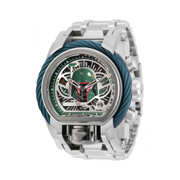 1-EDICAO-LIMITADA-Invicta-Star-Wars-Boba-Fett-Relogio-foto-0