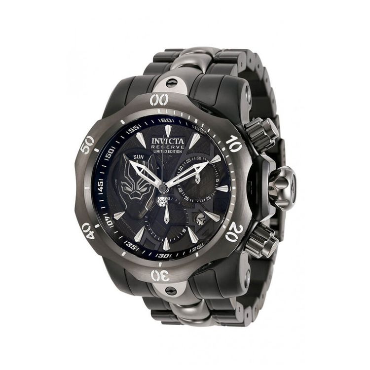 1-EDICAO-LIMITADA-Invicta-Marvel-Black-Panther-Relogio-foto-0