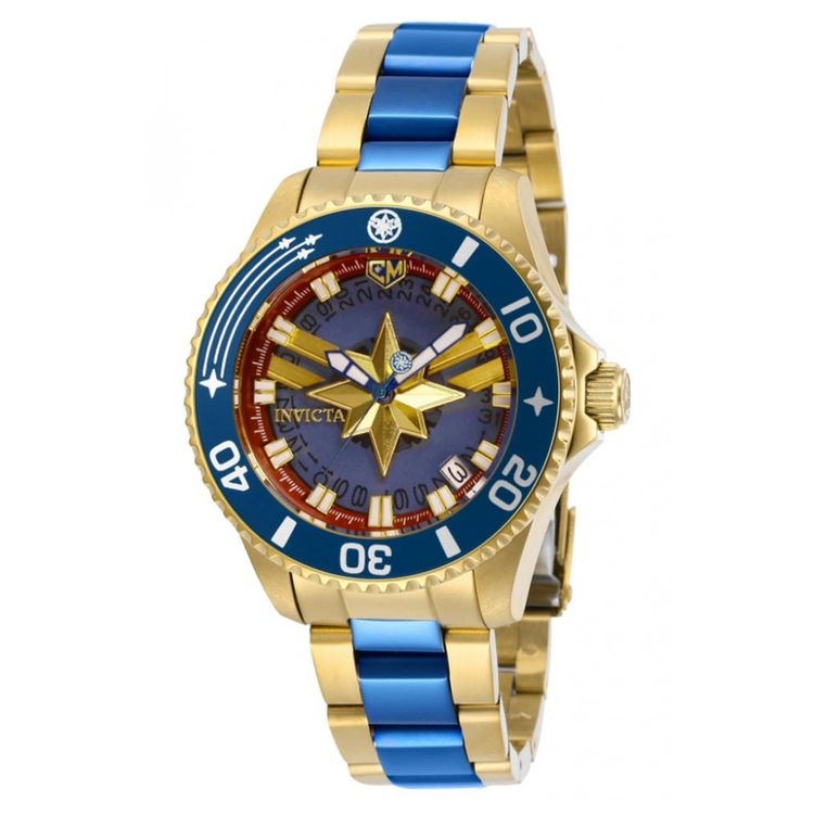 1-EDICAO-LIMITADA-Invicta-Marvel-Captain-Marvel-Relogio-foto-0