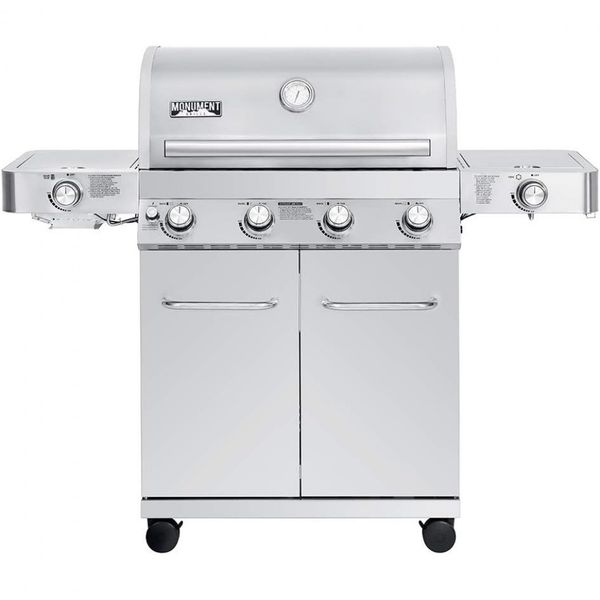 Churrasqueira-a-Gas-60.000-BTU-com-4-Queimadores-2-Portas-e-foto-0