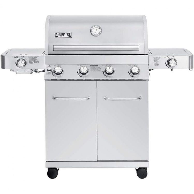Churrasqueira-a-Gas-60.000-BTU-com-4-Queimadores-2-Portas-e-foto-0