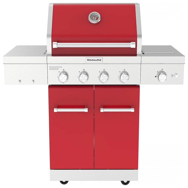KitchenAid-4-Burner-55000-BTU-Stainless-Steel-Propane-Gas-foto-1