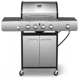 Churrasqueira-a-Gas-34.000-BTU-com-3-Queimadores-2-Portas-e-foto-0