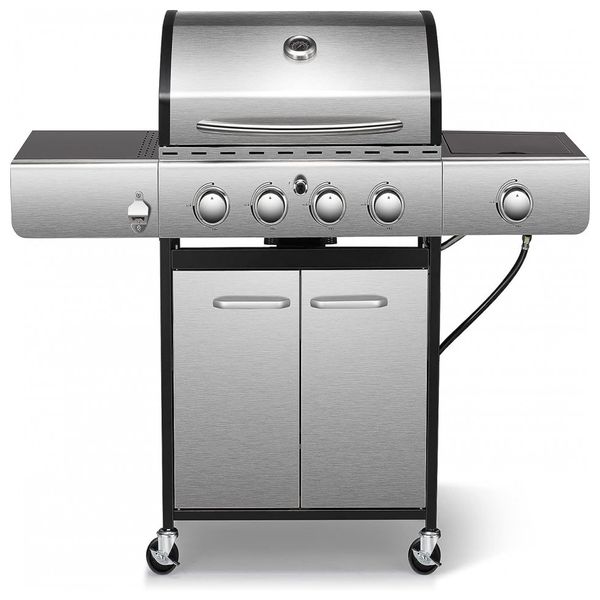 Churrasqueira-a-Gas-34.000-BTU-com-3-Queimadores-2-Portas-e-foto-0