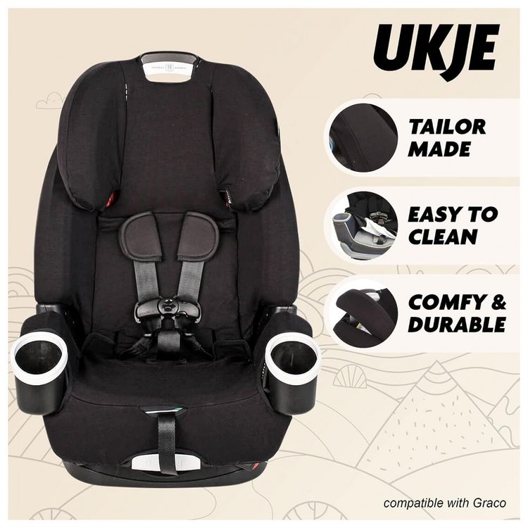 Capa-para-assento-de-carro-Graco-4ever-DLX-4-em-1-UKJE-G4E-foto-1