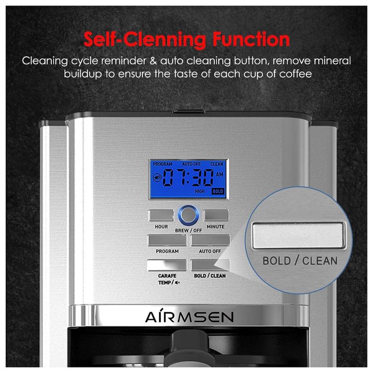 AIRMSEN-CM1705WE-Maquina-de-Cafe-Programavel-com-Tela-LCD-foto-5
