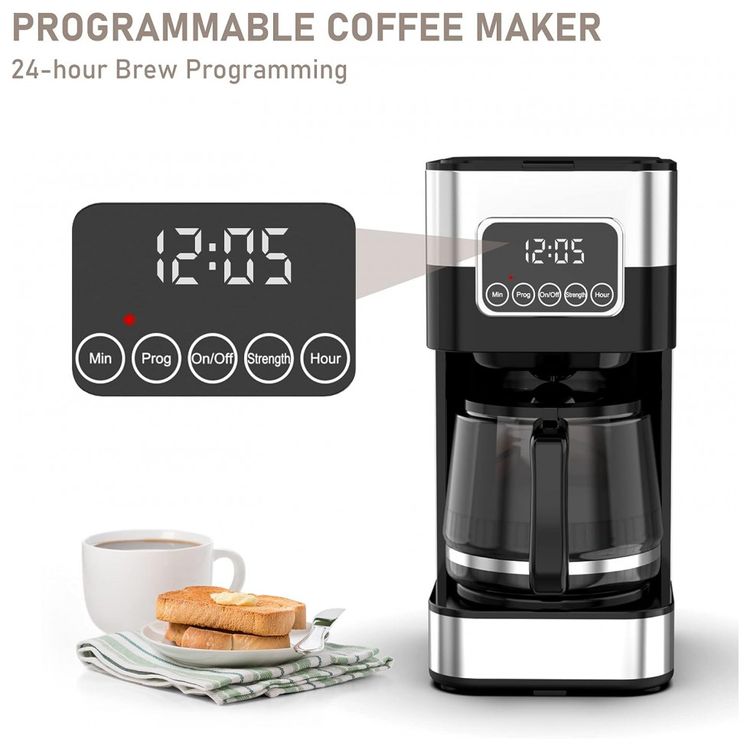Cafeteira-Eletrica-Programavel-com-Temporizador-Tela-LCD-e-foto-1