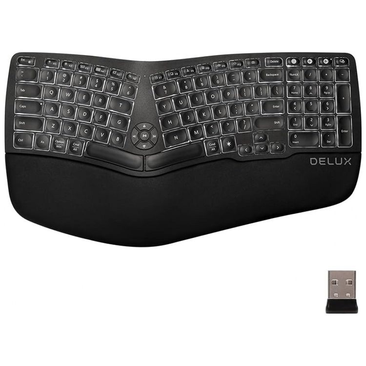 Teclado-Ergonomico-Dividido-Sem-Fio-Recarregavel-Reduz-a-foto-0