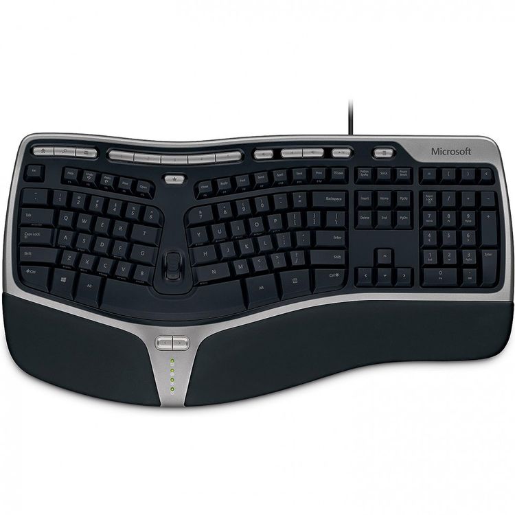 Teclado-Ergonomico-com-Fio-Recarregavel-Reduz-a-Tensao-das-foto-2