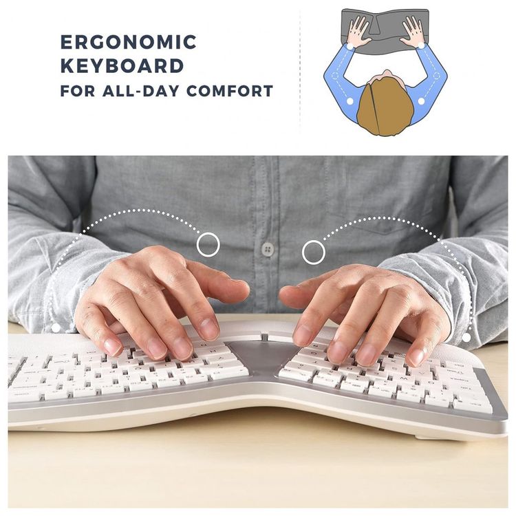 PEIOUS-Teclado-Ergonomico-Dividido-Sem-Fio-Recarregavel-foto-1