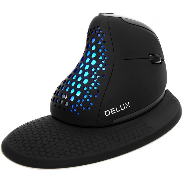 DELUX-M618XSD-Mouse-Ergonomico-Vertical-sem-Fio-Reduz-a-foto-0