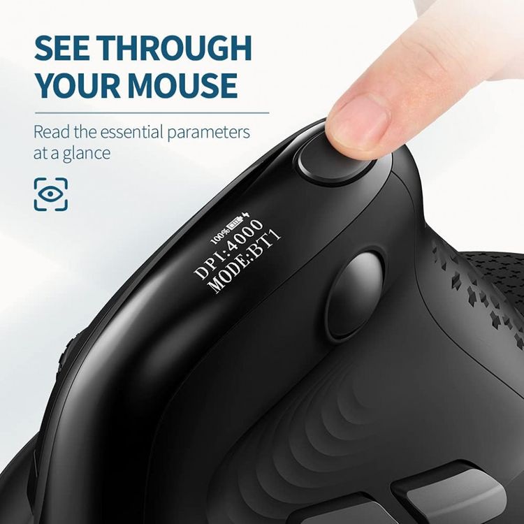 DELUX-M618XSD-Mouse-Ergonomico-Vertical-sem-Fio-Reduz-a-foto-1
