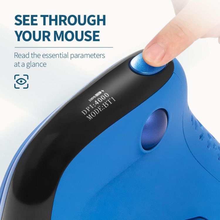 DELUX-M618XSD-Mouse-Ergonomico-Vertical-sem-Fio-Reduz-a-foto-1