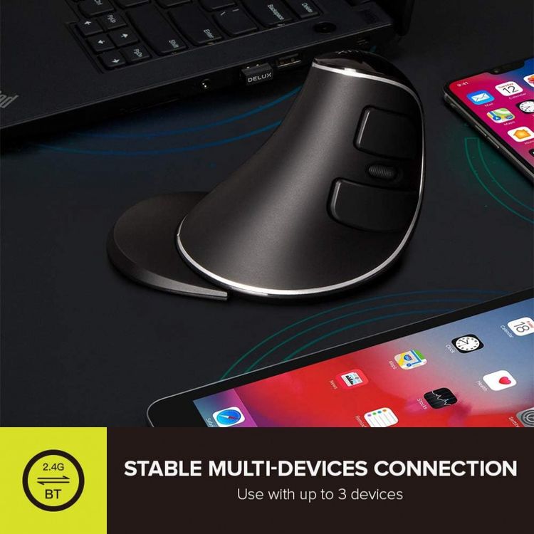DELUX-Mouse-Ergonomico-Vertical-sem-Fio-Reduz-a-Tensao-do-foto-5