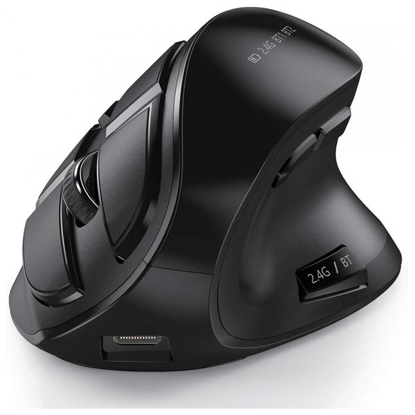 Mouse-Ergonomico-Vertical-Optico-sem-Fio-Reduz-a-Tensao-do-foto-0