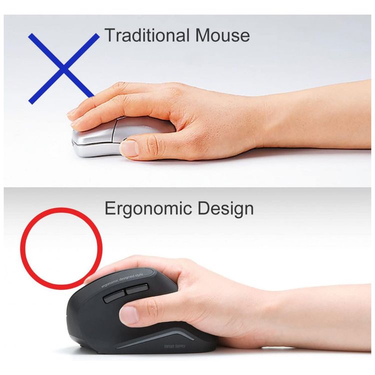 Mouse-Ergonomico-Vertical-com-Fio-Reduz-a-Tensao-do-Pulso-foto-2