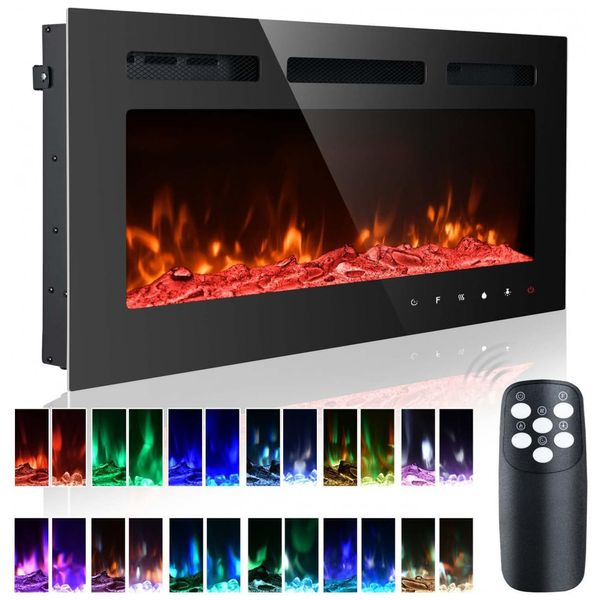 Lareira-Eletrica-de-Embutir-A43x76L-com-Controle-Remoto-e-foto-0
