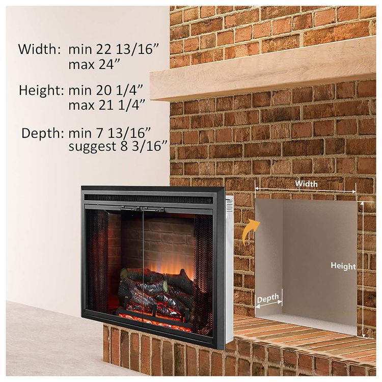 Lareira-Eletrica-PuraFlame-de-Embutir-A55x88L-com-Controle-foto-2