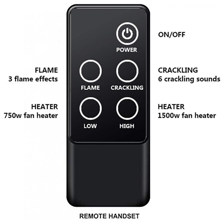 Lareira-Eletrica-PuraFlame-de-Embutir-A55x88L-com-Controle-foto-3