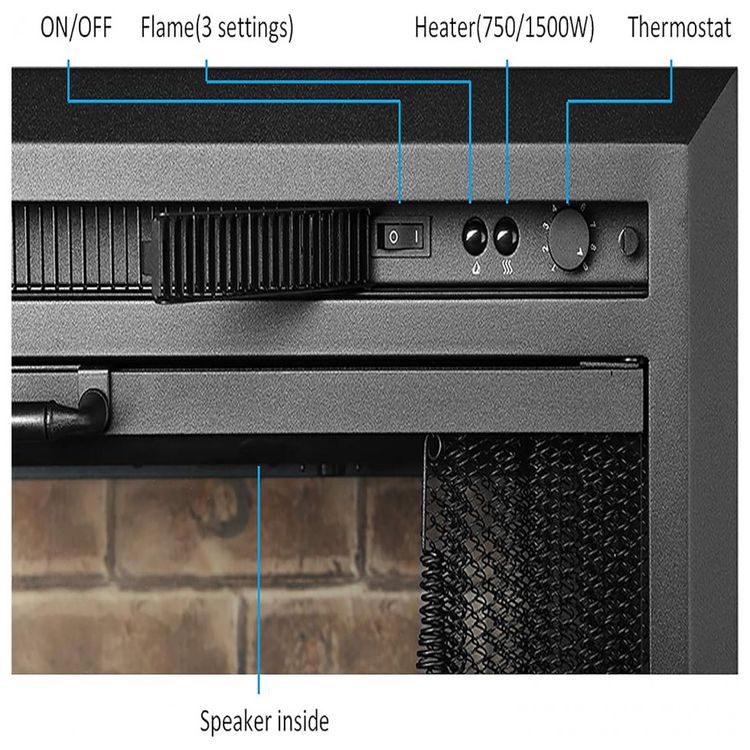 Lareira-Eletrica-PuraFlame-de-Embutir-A55x88L-com-Controle-foto-4