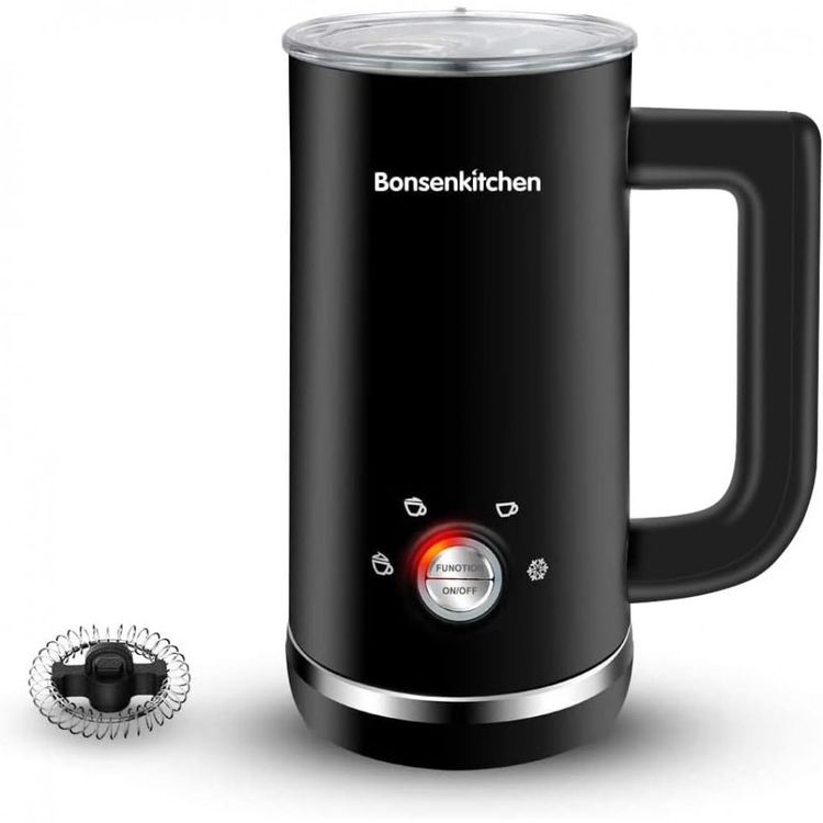 Bonsenkitchen-Espumador-de-Leite-Eletrico-4-em-1-Capacidade-foto-0